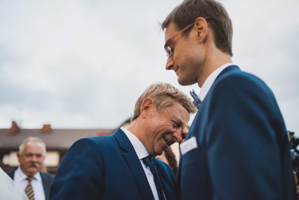 Ślub na Gocławiu 71 Ojciec pana młodego płacze