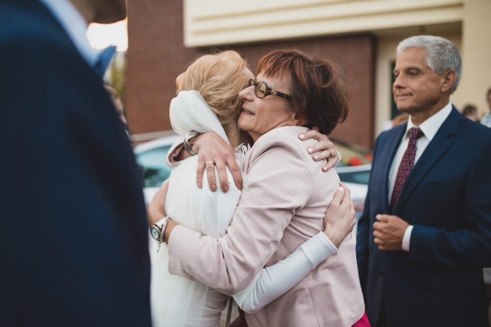 Ślub na Gocławiu 69 Rodzice składają życzenia państwu młodemu
